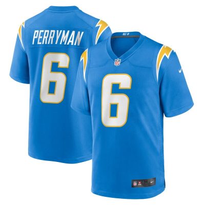 Denzel Perryman Los Angeles Chargers Team Game Jersey - Powder Blue