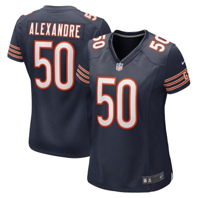 Deslin Alexandre Chicago Bears Women Team Game Jersey - Navy