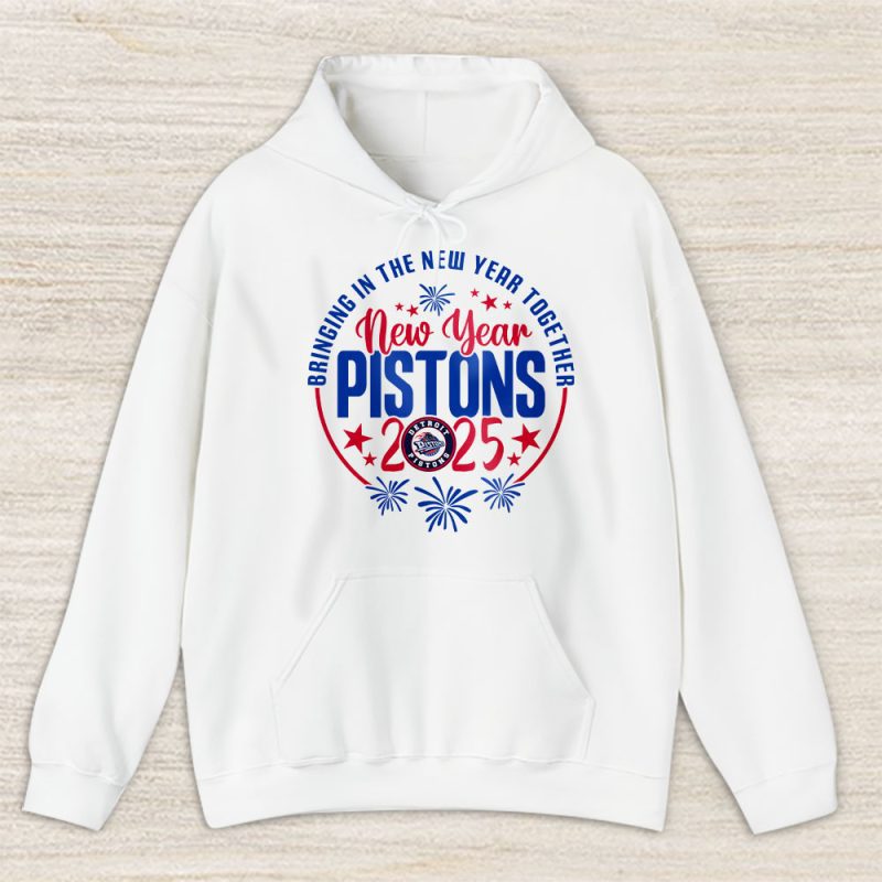 Detroit Pistons Happy New Year NBA Bringing In The New Year Together Unisex Hoodie TAH23693