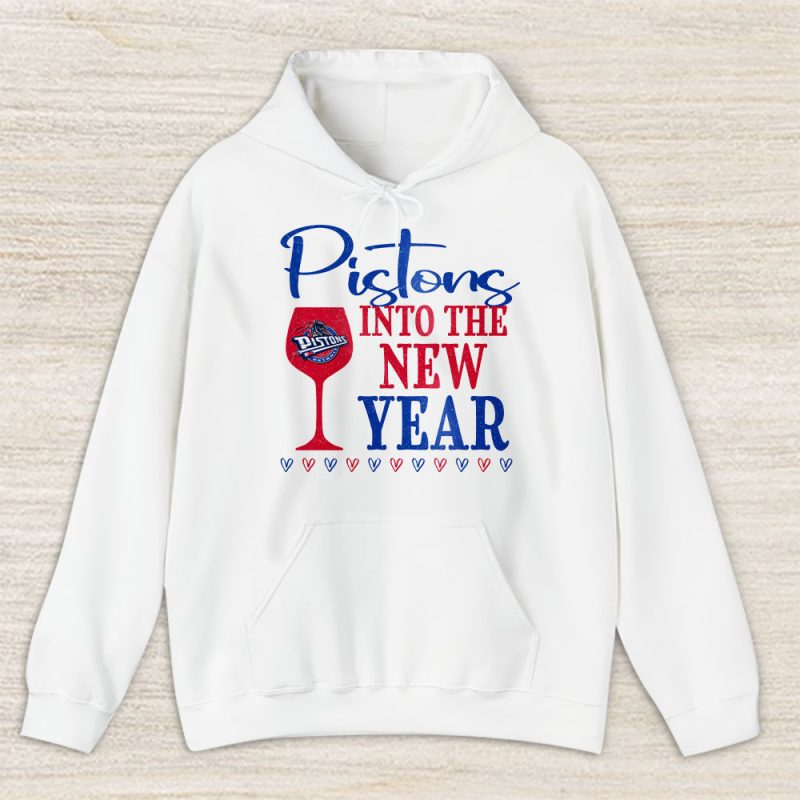 Detroit Pistons Happy New Year NBA Gift For Fan Cheers To A New Year Unisex Hoodie TAH23691