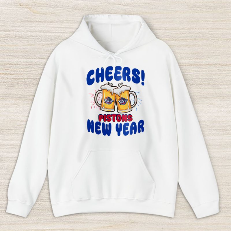 Detroit Pistons Happy New Year NBA Gift For Fan Hello 2025 Unisex Hoodie TAH23689