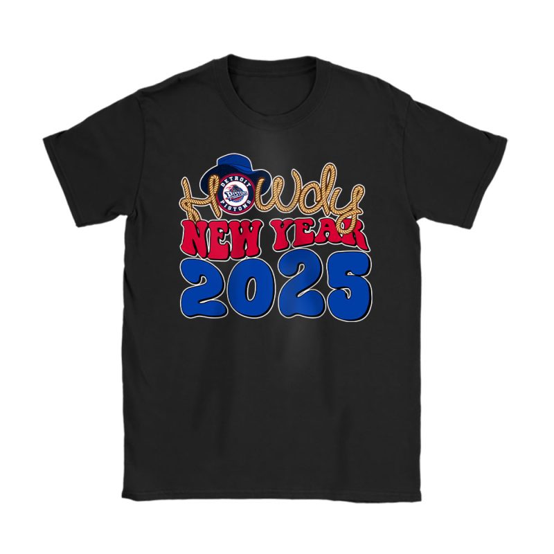 Detroit Pistons Happy New Year NBA Gift For Fan Unisex T-Shirt Cotton Tee TAT23697