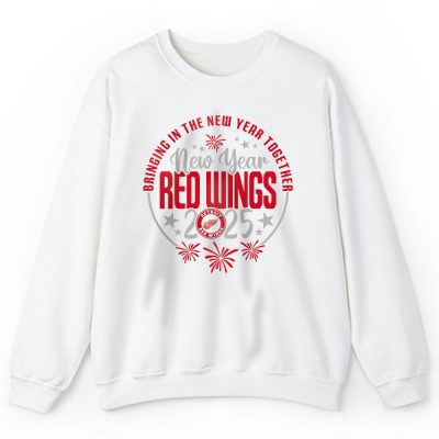 Detroit Red Wings Howdy New Year NHL Bringing In The New Year Together Unisex Sweatshirt TAS23716