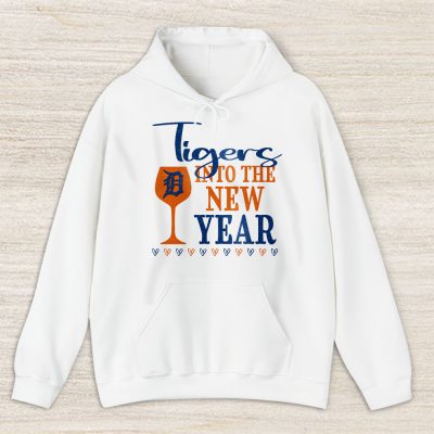 Detroit Tigers Happy New Year MLB Gift For Fan Cheers To A New Year Unisex Hoodie TAH23710