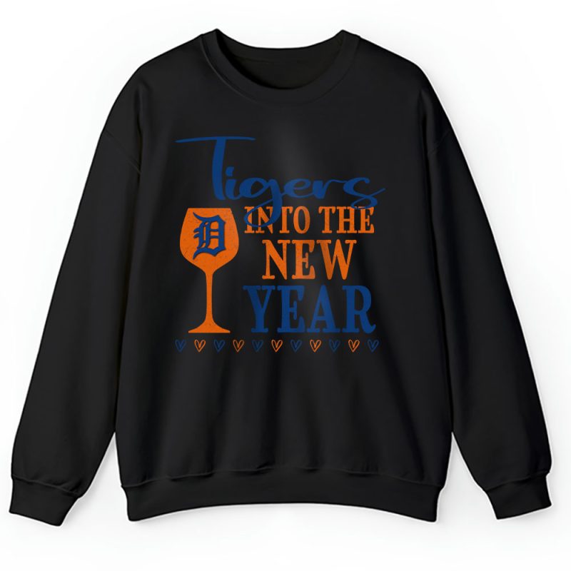 Detroit Tigers Happy New Year MLB Gift For Fan Cheers To A New Year Unisex Sweatshirt TAS23710