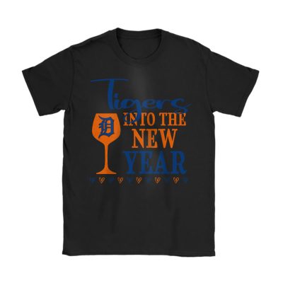 Detroit Tigers Happy New Year MLB Gift For Fan Cheers To A New Year Unisex T-Shirt Cotton Tee TAT23710