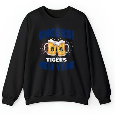 Detroit Tigers Happy New Year MLB Gift For Fan Hello 2025 Unisex Sweatshirt TAS23709