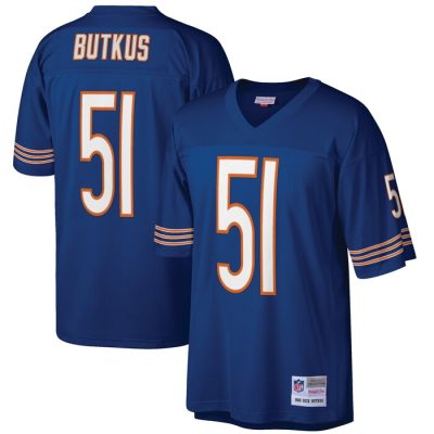 Dick Butkus Chicago Bears Retired Player Legacy Replica Jersey - Navy