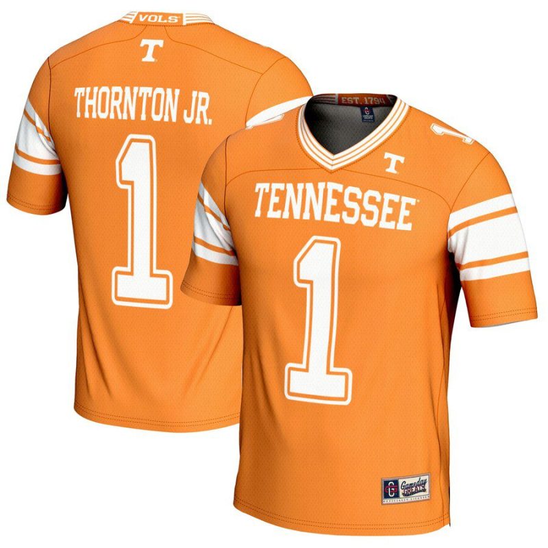 Dont'e Thornton Jr. Tennessee Volunteers GameDay Greats Youth NIL Player Football Jersey - Tennessee Orange