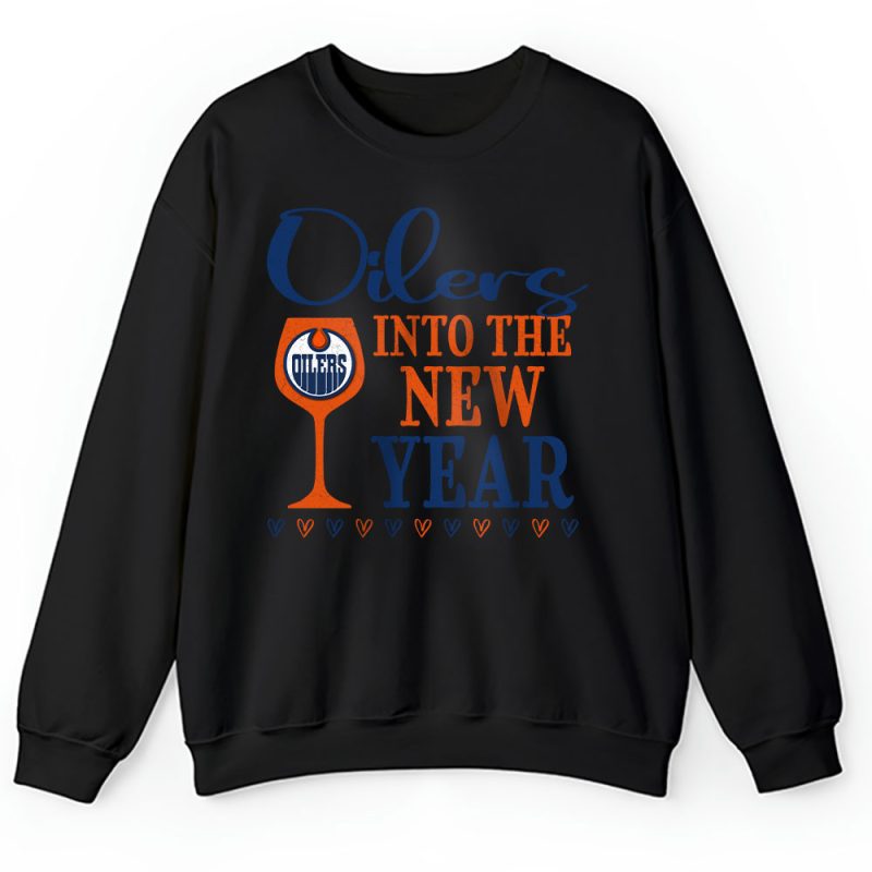 Edmonton Oilers Happy New Year NHL Gift For Fan Cheers To A New Year Unisex Sweatshirt TAS23721