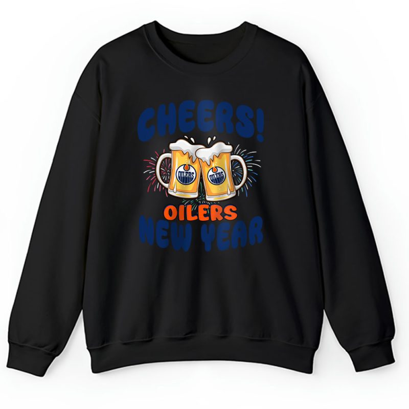 Edmonton Oilers Happy New Year NHL Gift For Fan Hello 2025 Unisex Sweatshirt TAS23720