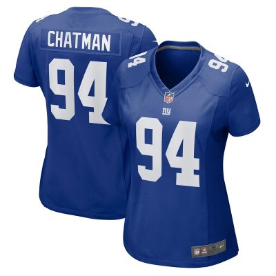 Elijah Chatman New York Giants Women Game Jersey - Royal