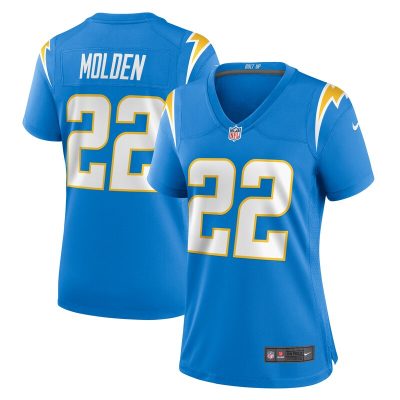 Elijah Molden Los Angeles Chargers Women Game Jersey - Powder Blue