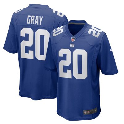 Eric Gray New York Giants Team Game Jersey - Royal