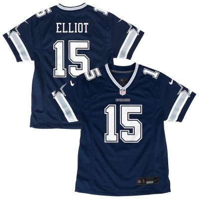 Ezekiel Elliott Dallas Cowboys Youth Game Jersey - Navy