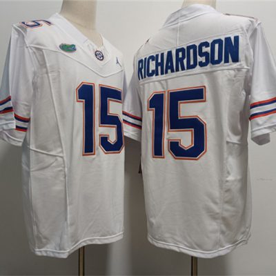 Florida Gators #15 Anthony Richardson White F.U.S.E. Stitched Jersey