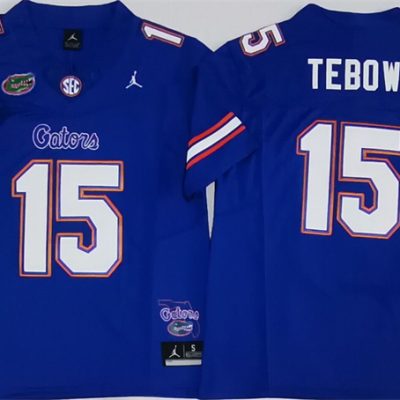 Florida Gators #15 Tim Tebow Royal F.U.S.E Stitched Jersey