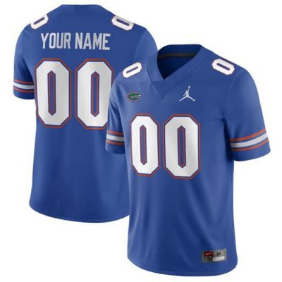 Florida Gators ACTIVE PLAYER Custom Royal Stitched Jersey