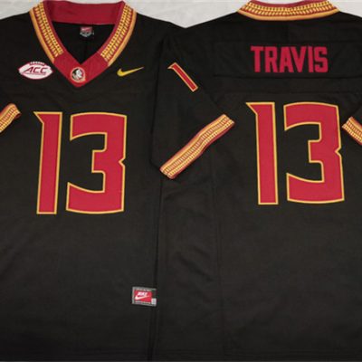 Florida State Seminoles #13 Jordan Travis Black 2023 F.U.S.E Stitched Jersey