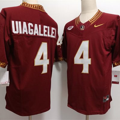 Florida State Seminoles #4 DJ Uiagalelei Red 2023 F.U.S.E. Stitched Jersey