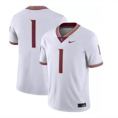 Florida State Seminoles ACTIVE PLAYER Custom White Stitched Jersey