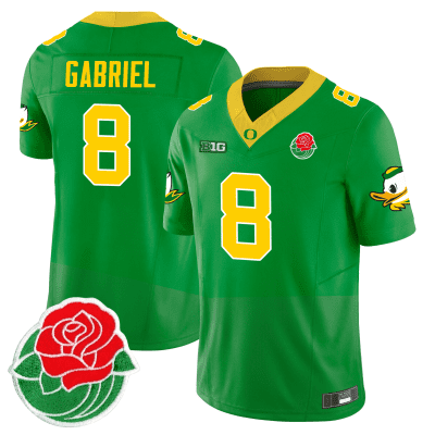 Gabriel Oregon Ducks Football 24/25 Jersey Rose Bowl - Green