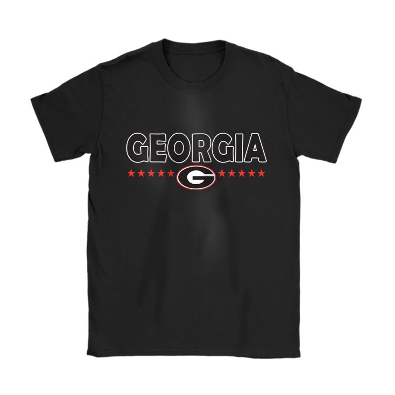Georgia Team College Football Bulldogs Football Unisex T-Shirt Cotton Tee TAT23369