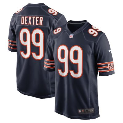 Gervon Dexter Sr Chicago Bears Team Game Jersey - Navy