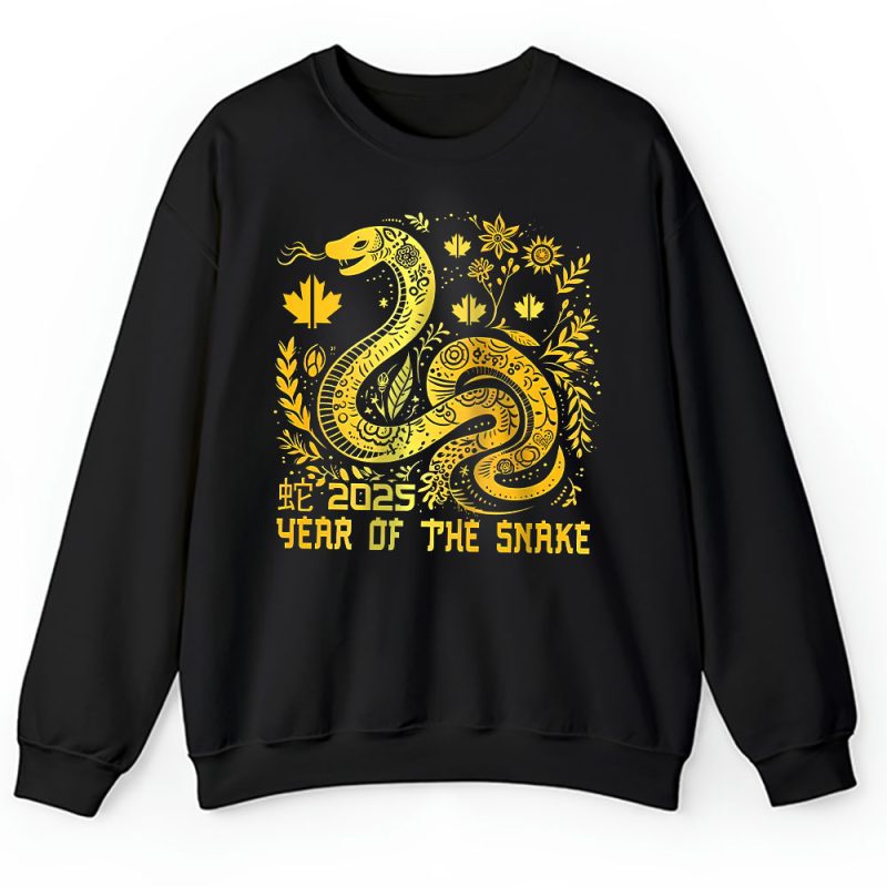 Happy Chinese New Year Gold Snake Dsquared2 Unisex Sweatshirt TAS23322