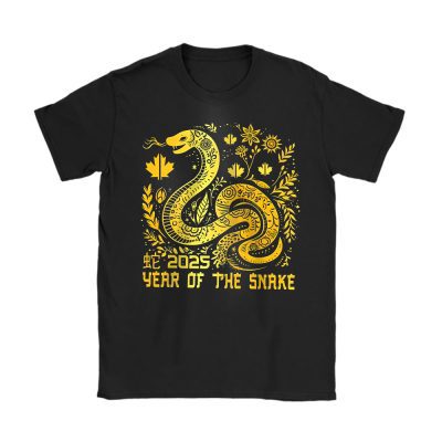 Happy Chinese New Year Gold Snake Dsquared2 Unisex T-Shirt Cotton Tee TAT23322