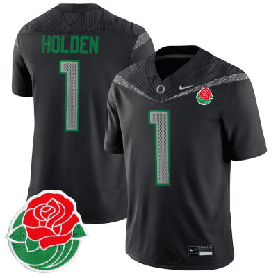 Holden Oregon Ducks Football 24/25 Jersey Rose Bowl - Black