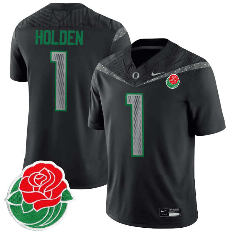 Holden Oregon Ducks Football 24/25 Jersey Rose Bowl - Black