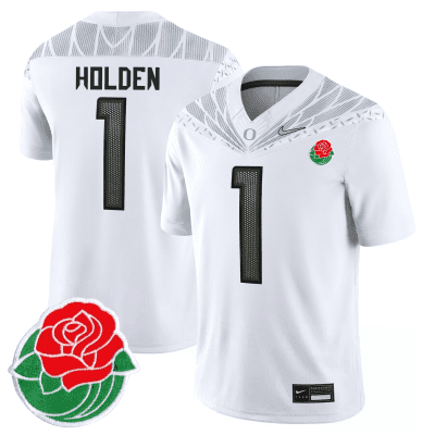 Holden Oregon Ducks Football 24/25 Jersey Rose Bowl - White