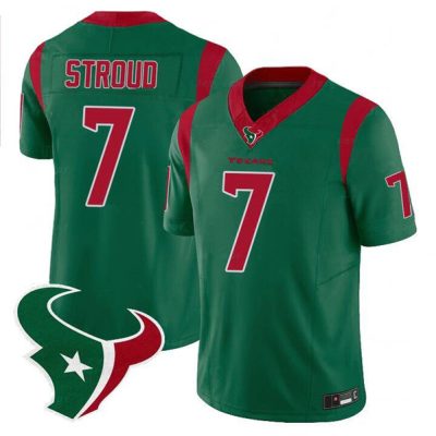 Houston Texans #7 C.J. Stroud Green 2024 F.U.S.E. Mexico Edition Stitched Limited Jersey