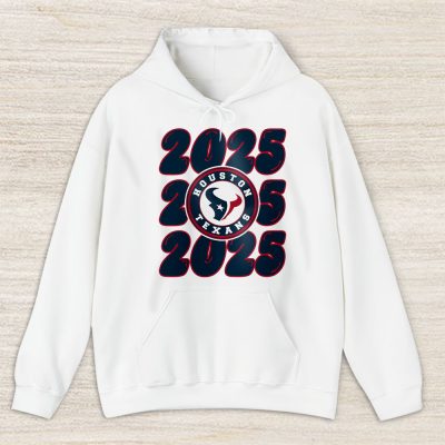 Houston Texans Happy New Year NFL Gift For Fan Hello 2025 Unisex Hoodie TAH23749