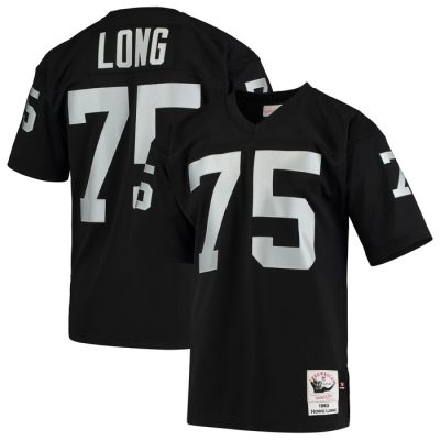 Howie Long Las Vegas Raiders 1983 Throwback Retired Player Jersey - Black