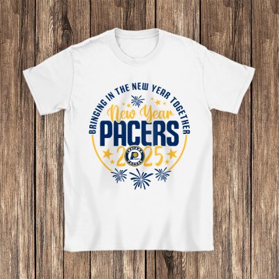 Indiana Pacers Happy New Year NBA Bringing In The New Year Together Unisex T-Shirt Cotton Tee TAT23775