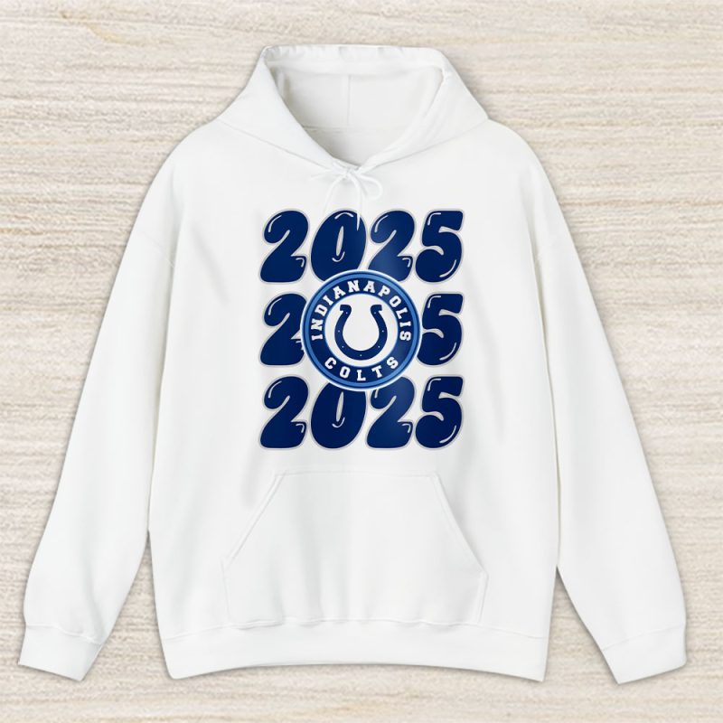 Indianapolis Colts Happy New Year NFL Gift For Fan Hello 2025 Unisex Hoodie TAH23768