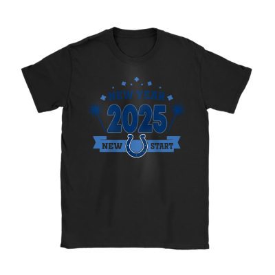 Indianapolis Colts Happy New Year NFL Gift For Fan Unisex T-Shirt Cotton Tee TAT23765