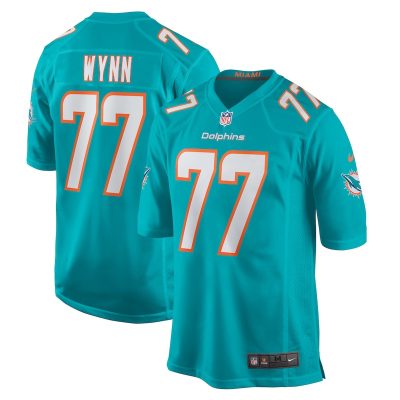 Isaiah Wynn Miami Dolphins Game Jersey - Aqua