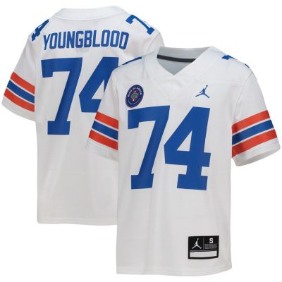 Jack Youngblood Florida Gators Jordan Brand Youth Alumni Jersey - White