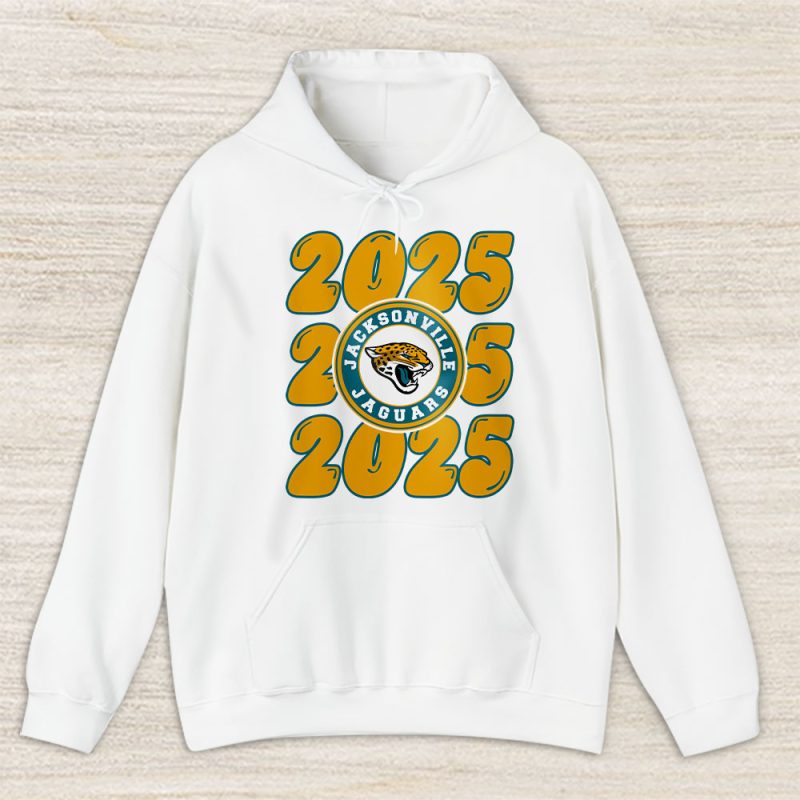 Jacksonville Jaguars Happy New Year NFL Gift For Fan Hello 2025 Unisex Hoodie TAH23782