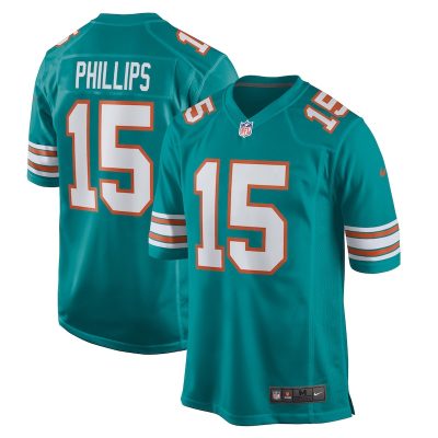 Jaelan Phillips Miami Dolphins Alternate Game Jersey - Aqua