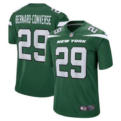 Jarrick Bernard Converse New York Jets Game Jersey - Gotham Green