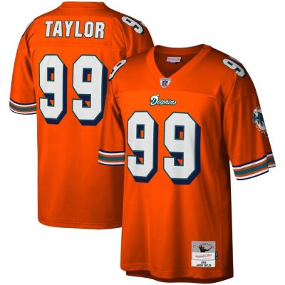 Jason Taylor Miami Dolphins 2004 Retired Player Replica Jersey - Orange