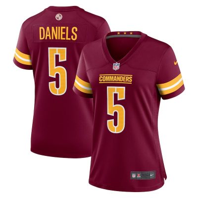 Jayden Daniels Washington Commanders Women Player Game Jersey - Burgundy