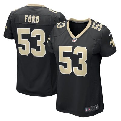 Jaylan Ford New Orleans Saints Women Game Jersey - Black