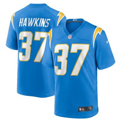 Jaylinn Hawkins Los Angeles Chargers Game Jersey - Powder Blue