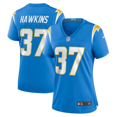 Jaylinn Hawkins Los Angeles Chargers Women Game Jersey - Powder Blue