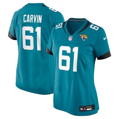 Jerome Carvin Jacksonville Jaguars Women Game Jersey - Teal